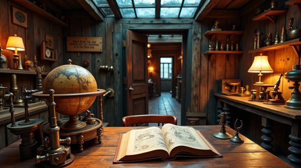 Bois, métal et objets mécaniques : composer une décoration steampunk