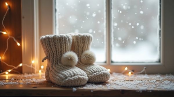Chaussettes moumoutes toutes douces pour l'hiver