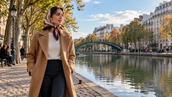 Les styles tendance pour porter un foulard avec un manteau