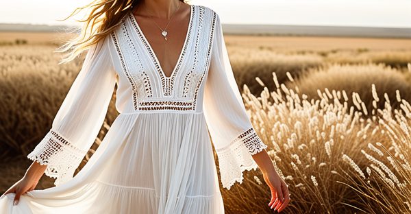 Trouvez votre robe bohème blanche parfaite pour briller